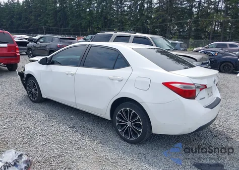 2016 Toyota Corolla S Plus из США, поврежденный, VIN 2T1BURHE5GC685193